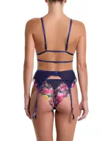 &oh Wildly Blooming Garter Belt Dark Sky Blue Sale(Dark Sky Blue,S)