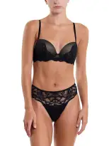 &oh™ Dark Romance Underwire Bra Black Sale(Black,S)