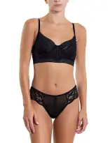&oh™ Glamorous Grunge Diamond Thong Black Sale(Black,S)