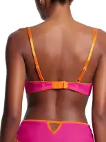 &oh™ In Full Bloom Underwire Bra Kiss Me Pink Sale(KISS ME PINK/CLEMENTINE ORANGE,S)