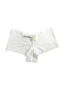 &oh™ Luxe Lace Crotchless Brief(IVORY,S)