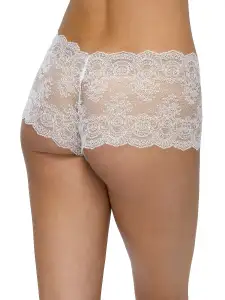 &oh™ Luxe Lace Crotchless Brief(IVORY,S)