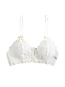 &oh™ Luxe Lace Open Bralette(IVORY,S)