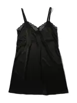 &oh™ Satin & Lace Chemise Black Sale(BLACK,S)